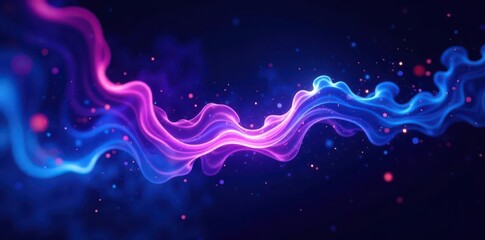 Flickering blue and purple fire, intense colors against black Dynamic, hypnotic , dark, burning, pattern