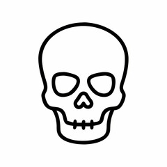 Simple Skull Outline Drawing