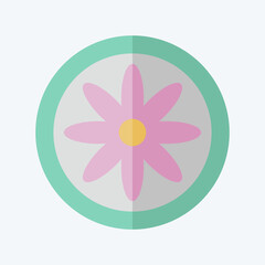 Icon Bohemian. related to Astrology symbol. flat style. design editable