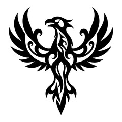 Obraz premium Tribal Phoenix Tattoo Design for Print or T-Shirt 