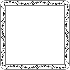 Obraz premium Square Elegant Frame Border 