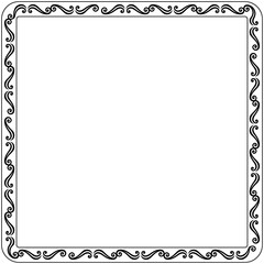 Square Elegant Frame Border 