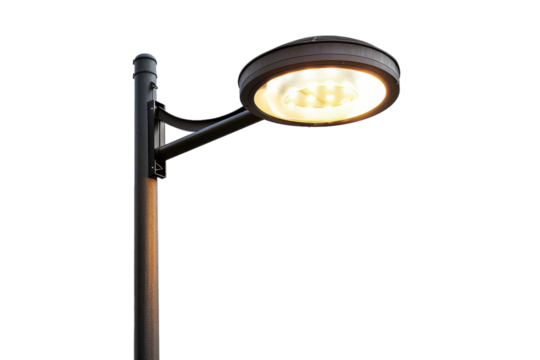 Patio Lighting Options Isolated On White Background.