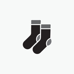 Socks icon design vector template