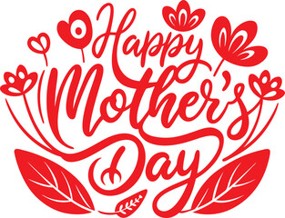  Happy Mother's Day decorative elements