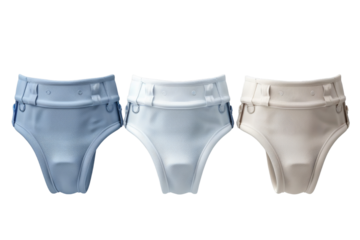 Protective Gear Display Isolated On White Background