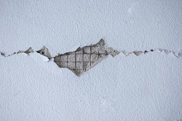 Background of a cracked wall
