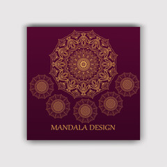 Creative luxury decorative mandala background Design