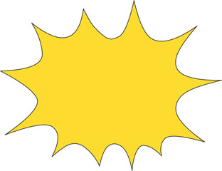 Splash isolated on white background	