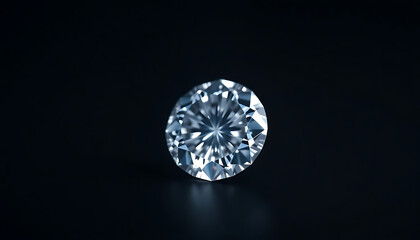 diamond on a black background