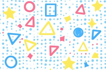 Abstract geometric shapes pattern