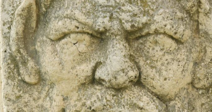 Roman ruins in front of The Church of St. Donatus in Zadar, Croatia