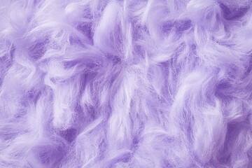Close-up view of a textured, fluffy, purple fabric surface.