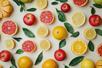 Colorful fruit arrangement (1)