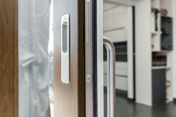 Sliding window door