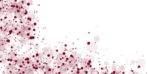splashes of maroon red paint, scattered dry powder pigment on a white background. coloristics