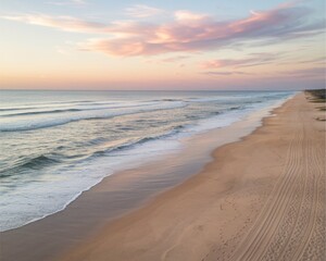 Obraz premium sunset on the beach