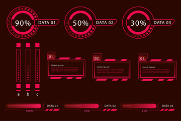 Creative futuristic infographic concept with dynamic digital charts, innovative data visualization, neon glowing graphics, modern tech interfaces, abstract futuristic diagrams, high-tech infographic e