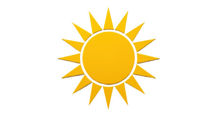 Isolated Sun Icon