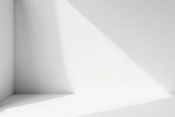 Clean, minimalist white backdrop for product photography, clean, setting