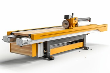 Fototapeta premium Precision Table Saws Isolated On White Background