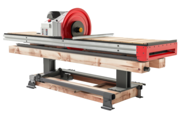 Table Saws Isolated On White Background