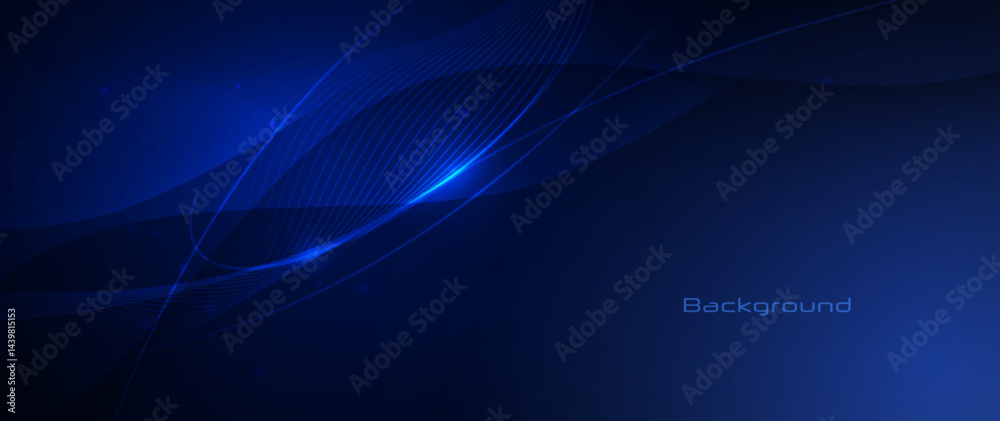 Poster Vector abstract dynamic, wave particle and dot. Illustration technology background with dynamic mesh, flow particles design for banner, wallpaper. High tech, digital datum network and science concept

