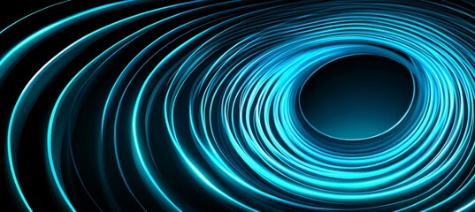 Fototapeta premium Abstract Luxury Swirling Teal Background With Teal Neon Glowing Light Particles Bokeh Effect