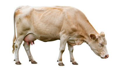 Isolated cow