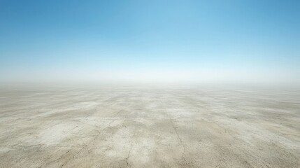 Fototapeta premium Horizon Open space under a vast, bright blue sky