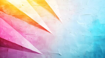 Abstract Colorful Background with Geometric Shapes and Soft Light Gradients for Design Projects