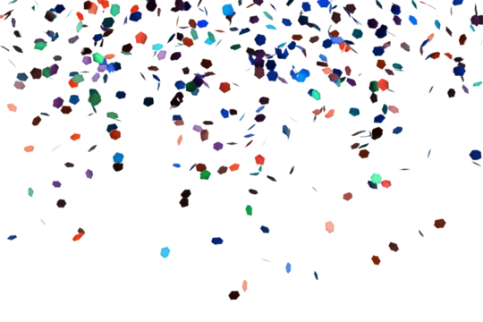 PNG Confetti backgrounds white background celebration