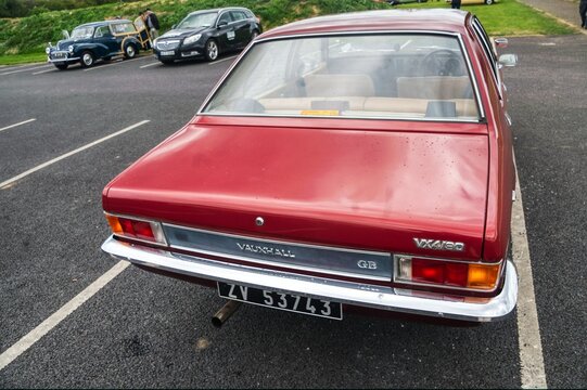 vintage vauxhall car on the street