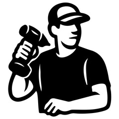 Dad Handyman Illustration