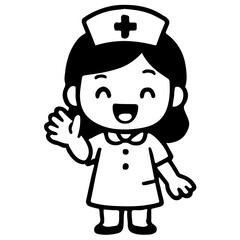 Cure Nurse Illustration
