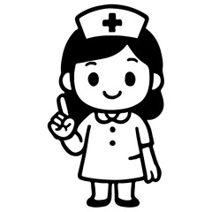 Cure Nurse Illustration