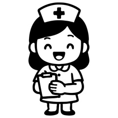 Cure Nurse Illustration