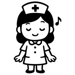 Cure Nurse Illustration