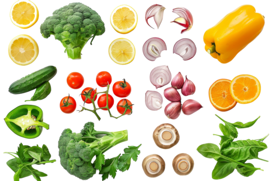 Innovative Vegetarian Options: Elevating Your Dining Experience Isolated On White Background