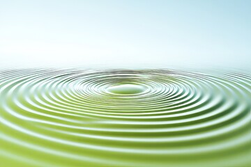 Fototapeta premium Abstract ripple pattern on a tranquil surface.