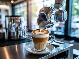 AI로 만들어내는 정교한 카페라떼