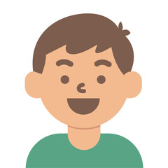 funny cartoon casual man