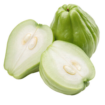 Chayote png vegetable pear png green squash png tropical vegetable png healthy chayote png white background image