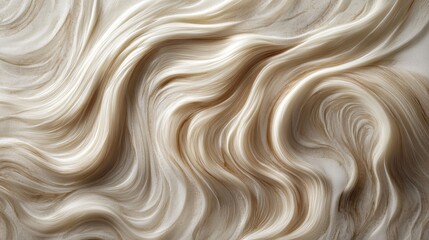 neutral-toned extensions in perfect wave form, balance and symmetry .