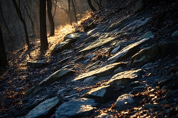 Fototapeta premium rocks in the forest