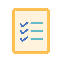 vector icon of a document