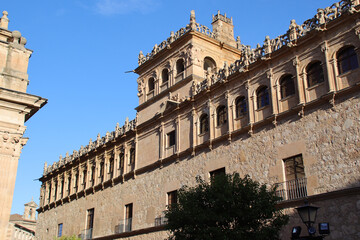 Fototapeta premium medieval palace (monterrey) in salamanca in spain 