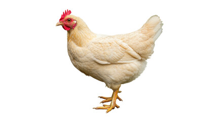Isolated White Chicken