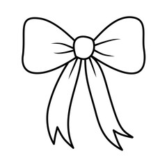 Bow Tie Doodle Hand Drawn