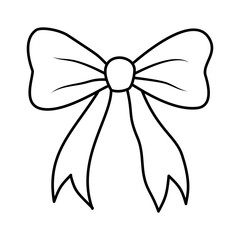 Bow Tie Doodle Hand Drawn